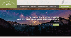 Desktop Screenshot of lakeviewlodgeyosemite.com
